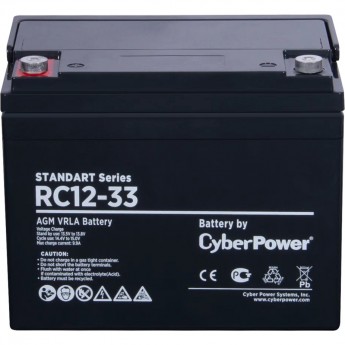 Аккумулятор CYBERPOWER RC12-33 (12V / 33Ah)