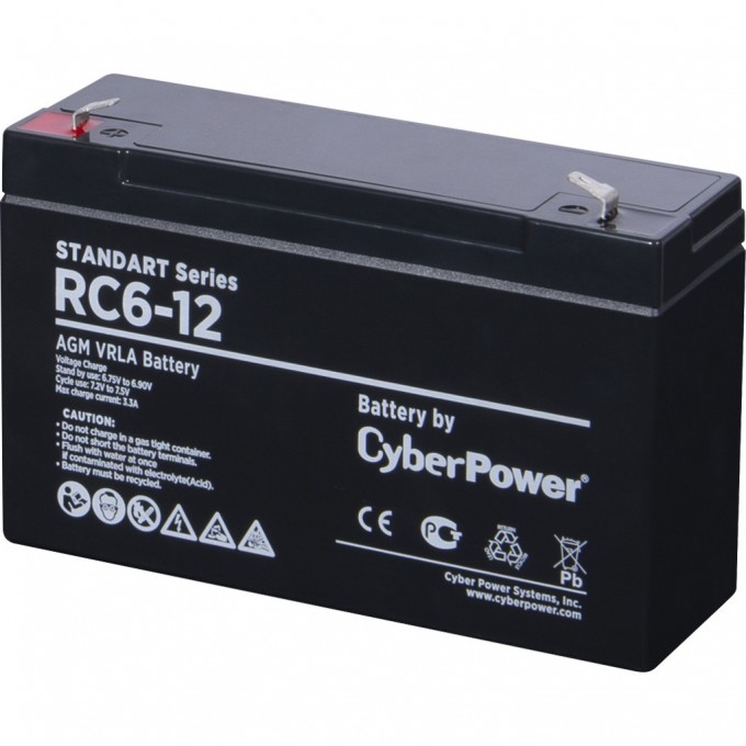 Аккумуляторная батарея CYBERPOWER RC6-12 RC 6-12