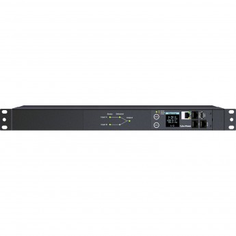 Блок распределения питания ATS CYBERPOWER 1U type 16Amp plug IEC 320 C20 (8) IEC 320 C13 (2) IEC 320 C19